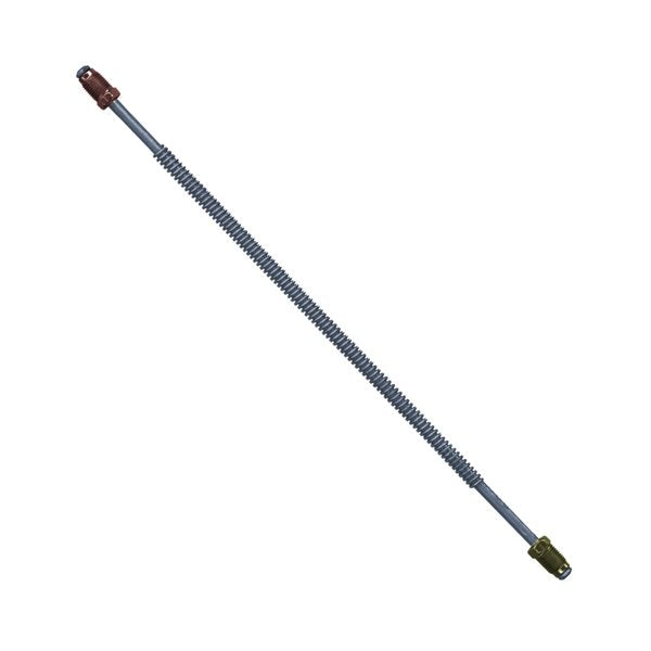 501331 3/16" Armored Steel 31" Length Armoured Line Euro Bubble Flare 10X1.0mm Fittings With Fitting #3044 Line Tectonic Automotive Accessories