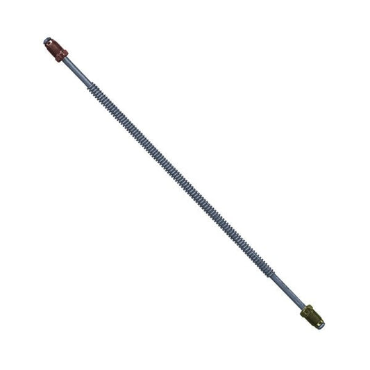 501331 3/16" Armored Steel 31" Length Armoured Line Euro Bubble Flare 10X1.0mm Fittings With Fitting #3044 Line Tectonic Automotive Accessories